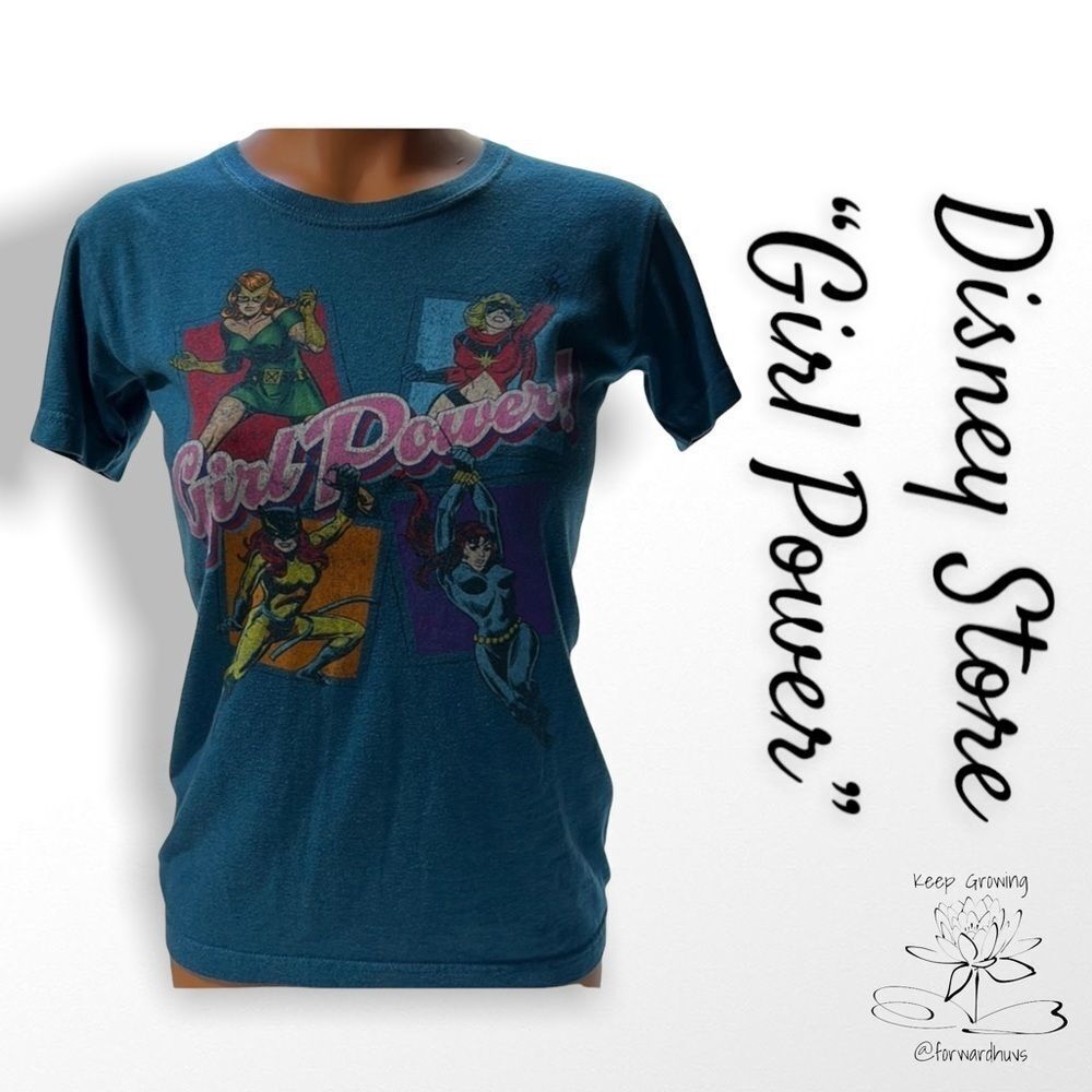 Disney Store Girl Power Tee - XS (Extra Small) - 2012